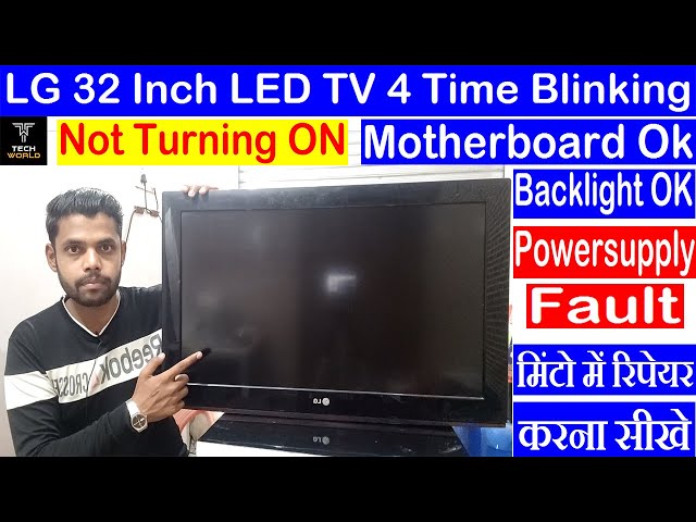 LG Led TV Blinking Problem | LG led tv repair #blinking power light | #Standby Problem Repair