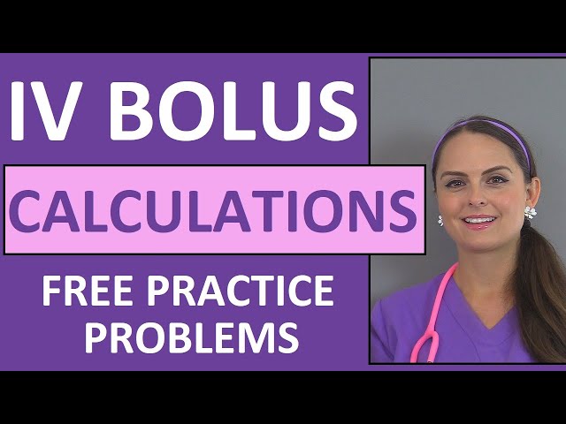 Dosage Calculations | Nursing Drug Calculations | IV Medications Problems Nursing School (Vid 2)