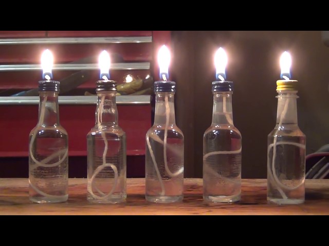 How to make small oil candles