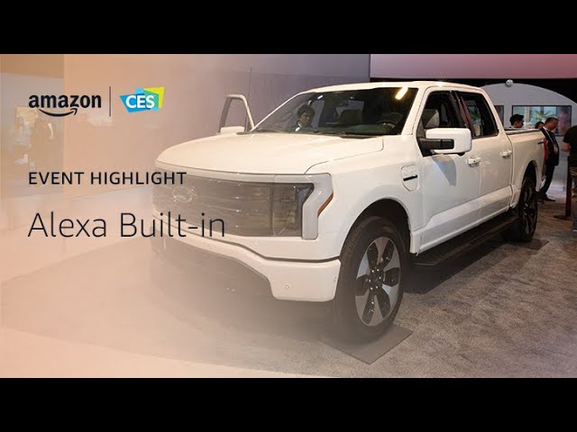 Ford F-150 Lightning with Alexa Built-In | Amazon at CES