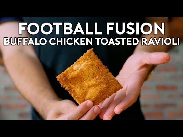 Buffalo Chicken Toasted Ravioli | Football Fusion