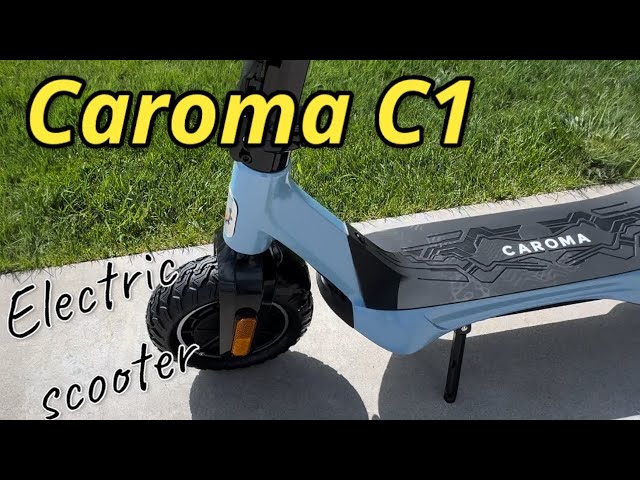 Caroma C1 Electric Scooter Review |  30 Miles of Range & 25MPH Top Speed!!