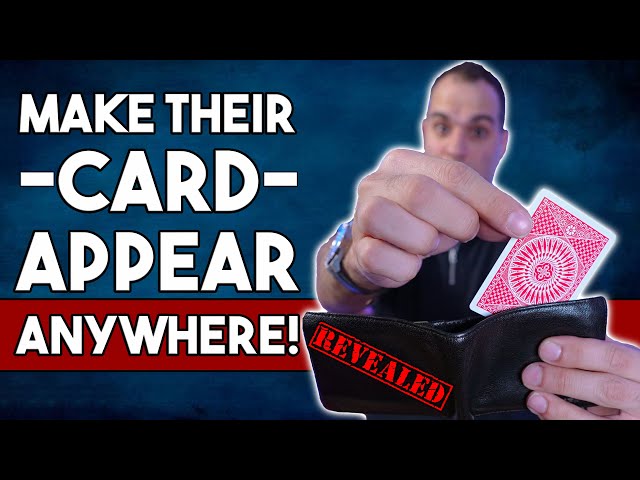 BEST IMPOSSIBLE Card Trick you will EVER LEARN! Make Cards Appear Anywhere! Easy/Fooling Tutorial.