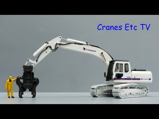 Conrad Case CX 250 Demolition Excavator 'Cardem' by Cranes Etc TV