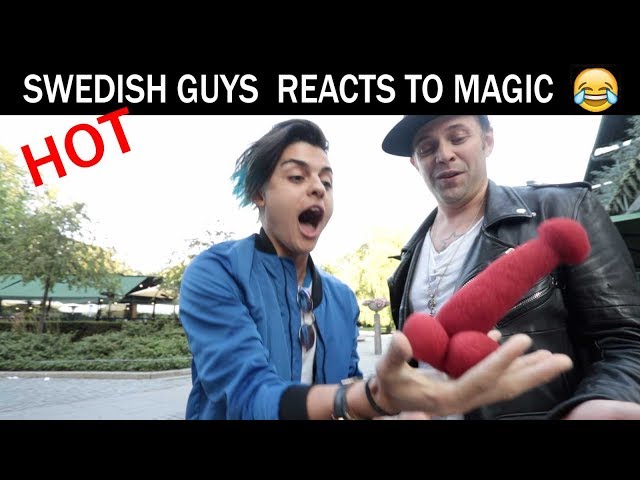 Swedish guys react to magic😏 - Julien Magic