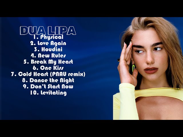 Dua Lipa ~ 🌿  Popular Playlist 2024 ~ Top Hits Songs Collection