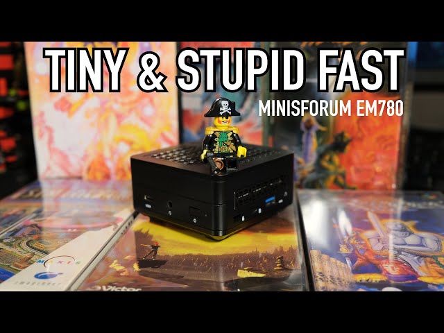 The Fastest, Smallest Mini PC Ever? Minisforum EM780 - Ryzen 7 7840U, 780M GPU