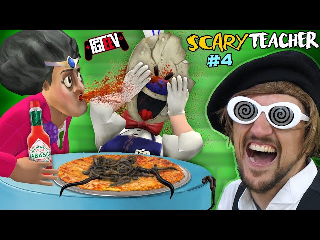 Scary Teacher & Ice Scream Date Ruined by FGTeeV!  (Miss T Chapter 4 Gameplay / Skit)