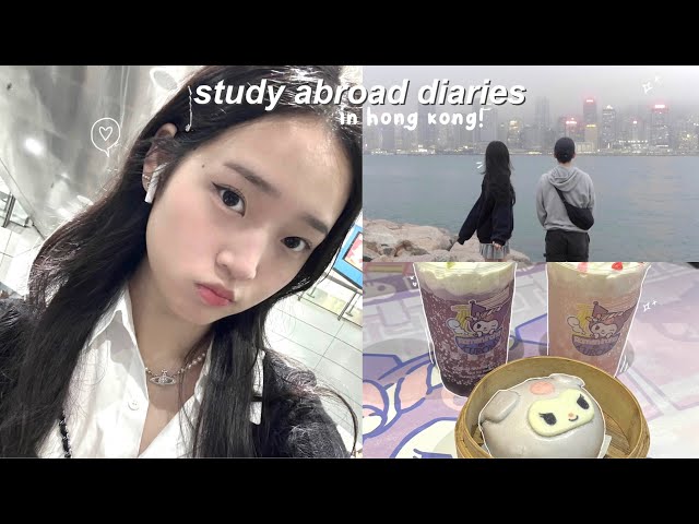 STUDYING ABROAD in hong kong☁️: macau trip, what i eat, kuromi ramen, long lectures, cute shopping