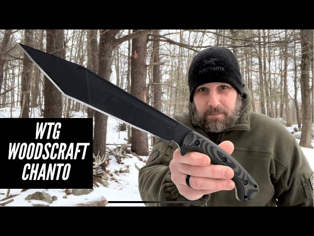 Work Tuff Gear Woodscraft Chanto: Large Knife - Agile, Effective Chopping Tool + More