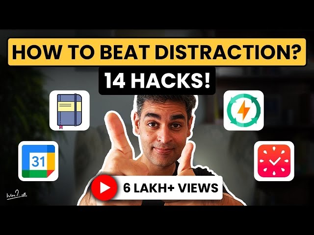 How to STAY FOCUSED and be SUCCESSFUL! | Ankur Warikoo Hindi