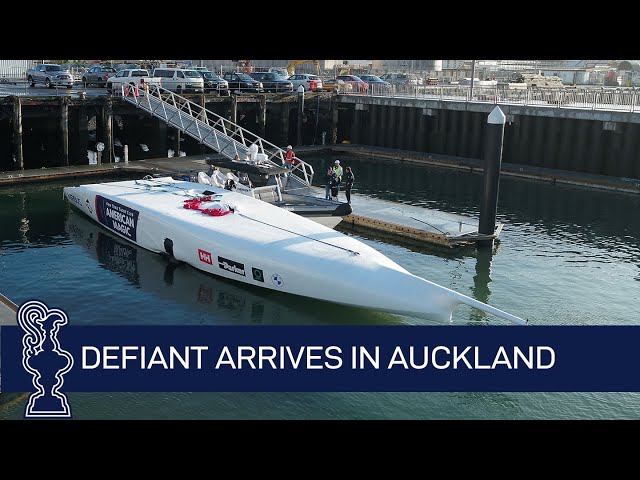 DEFIANT ARRIVES IN AUCKLAND