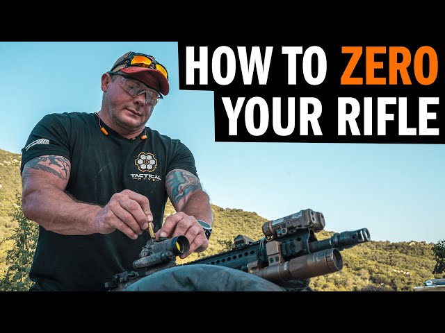 How To Zero A Rifle Scope - A Crude But Effective Method with Army Ranger Dave Steinbach