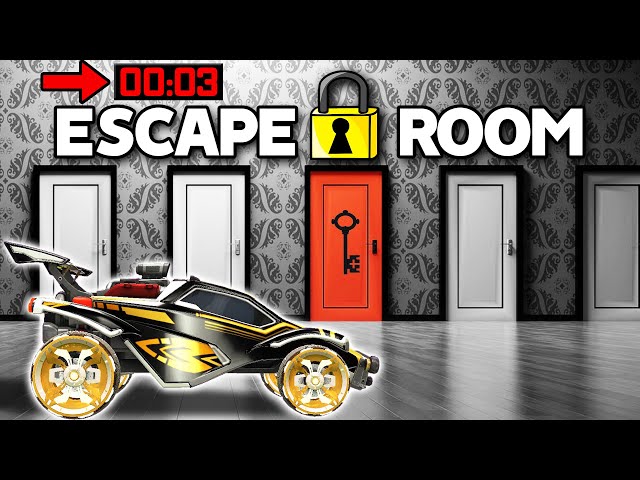 ESCAPE the Room in Rocket League is INSANE!