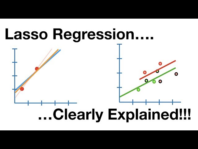 Regularization Part 2: Lasso (L1) Regression