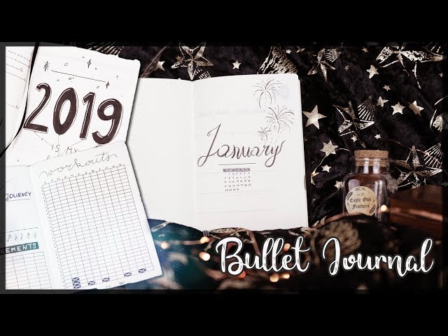 2019 & JANUARY BULLET JOURNAL SET UP | Book Roast