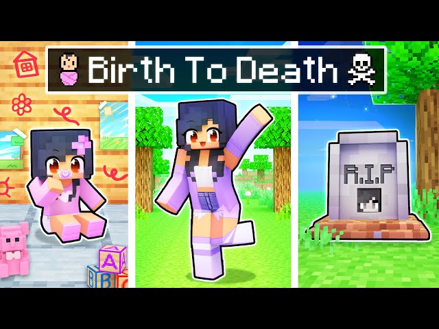 Aphmau's BIRTH to DEATH In Minecraft!