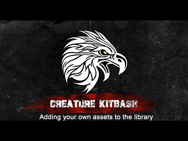 Creature Kitbash Tutorial - Adding assets to the library