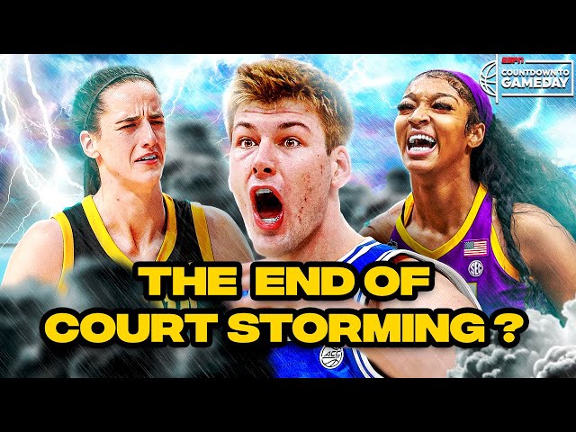 Arguing for & against banning 'Court Storms' from college hoops | Countdown to GameDay 🏀
