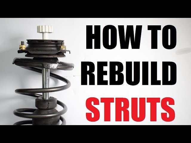 How to REBUILD suspension STRUTS (shocks)