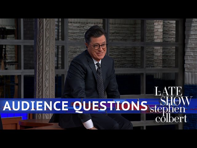 Stephen Colbert's Audience Q&A: Keys To A Successful Marriage