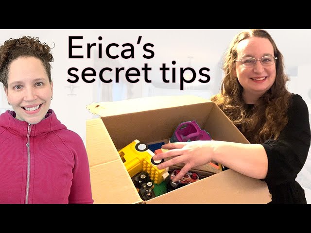 How to declutter using Erica's tips!