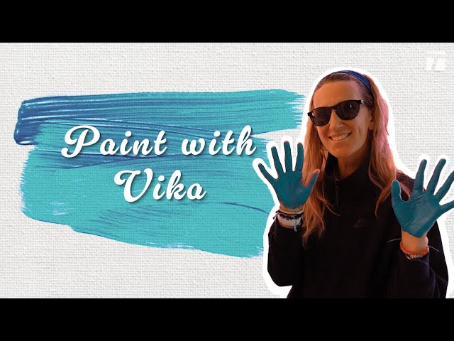 Victoria Azarenka shows off how she paints with her son 👏🏻