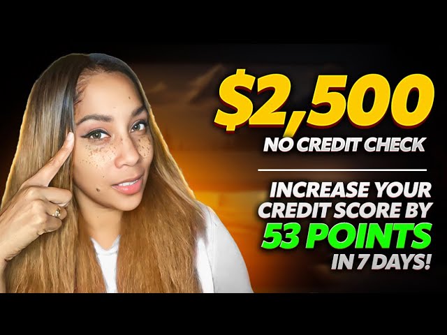 $2,500 Primary Tradeline With No Credit Check & Instant Approval! Bad Credit OK!✅