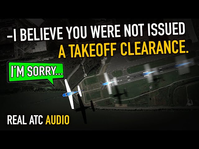 Pilot TOOK OFF Without Clearance at Philadelphia International. REAL ATC