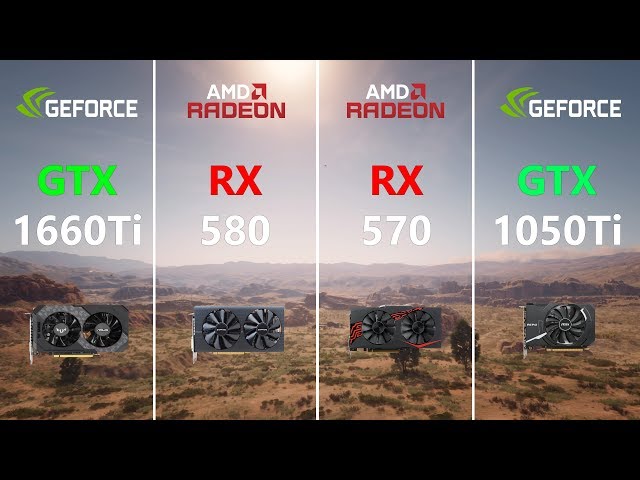 GTX 1660 Ti vs RX 580 vs RX 570 vs GTX 1050 Ti Test in 9 Games