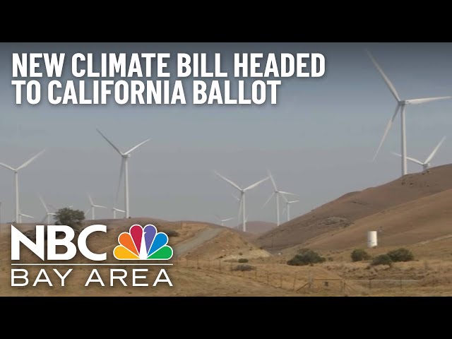 New climate bill headed to the California ballot