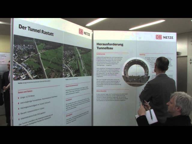 Bahnprojekt Karlsruhe-Basel: Informationskampagne zum Tunnel Rastatt