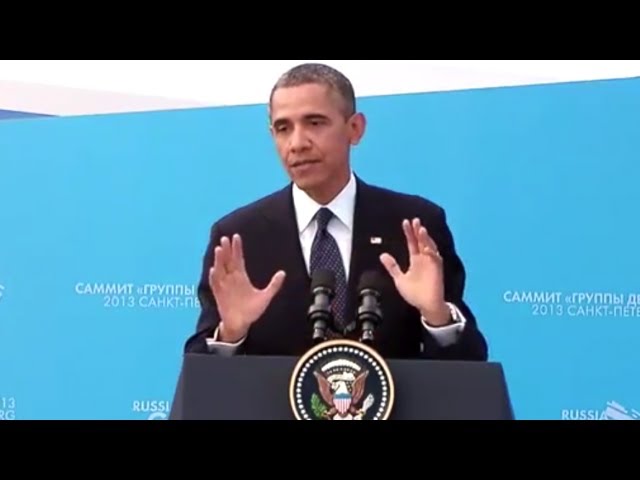 Obama: "I was elected to end wars, not start 'em"