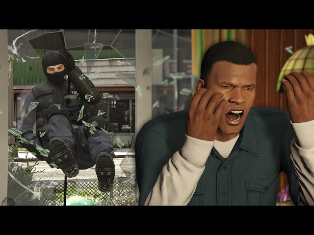 Franklin Gets Raided For Leaking GTA 6