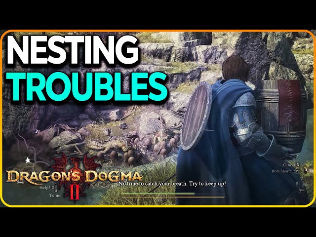 Nesting Troubles - Threw explosive casks into the nest Dragon's Dogma 2