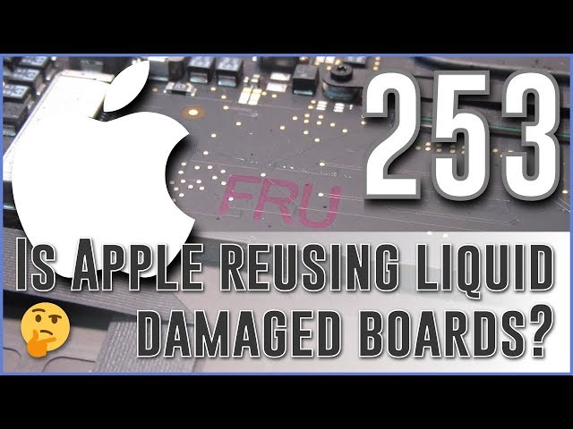#253 Is Apple reusing liquid damaged boards as FRUs for AASPs? ( A1466 Repair )