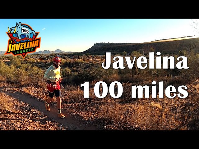 Running Javelina 100 miles Ultra marathon