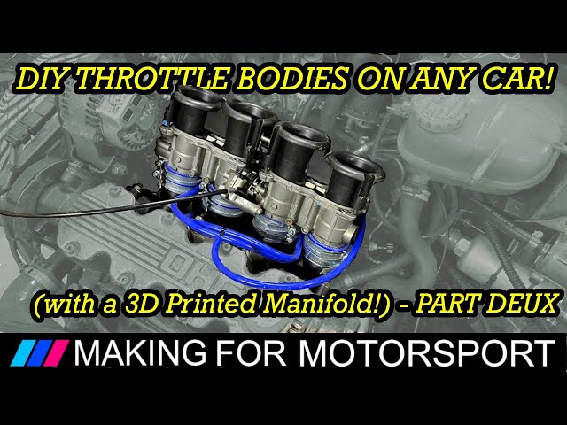 How to fit Individual Throttle Bodies - Part Deux - Motorbike throttle bodies as cheaply as possible