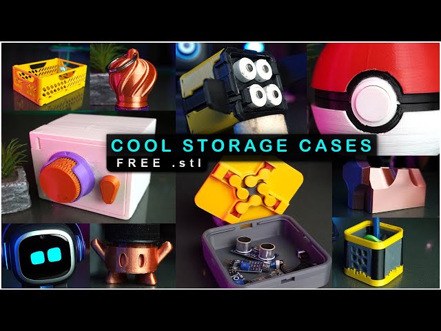 Unique 3D Printed Containers & Organizers | Part 2 #3dprinting