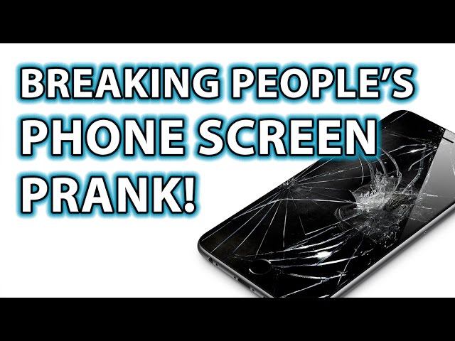BREAKING PHONE SCREENS! Funny Magic Trick Prank!