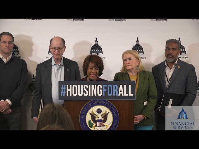 Ranking Member Maxine Waters' Opening Remarks on Urgent Housing Crisis During 2024 Dem. Conference