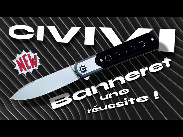 CIVIVI "Banneret" ... un excellent couteau au style Néo-rétro !!!