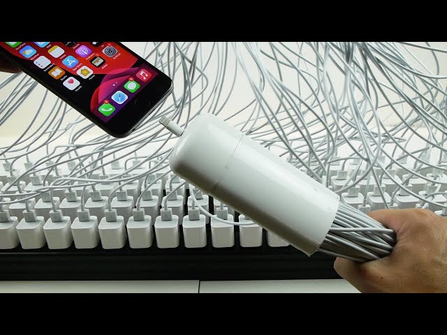 What Happens If You Plug 100 Chargers in an iPhone? Instant Charge!?