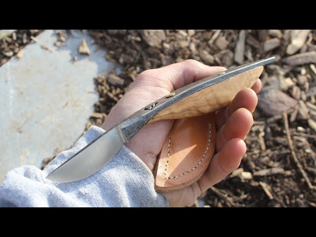 Knifemaking ~ Wood carving knife from an old file