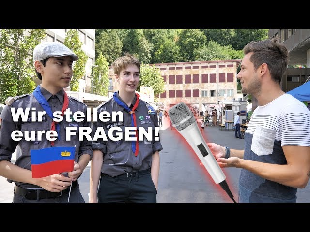 Strassenumfrage "Wieso seid ihr so reich?" | Fürstenfest Liechtenstein