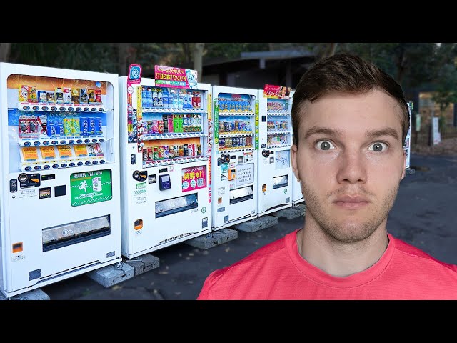Living On Vending Machines In Japan