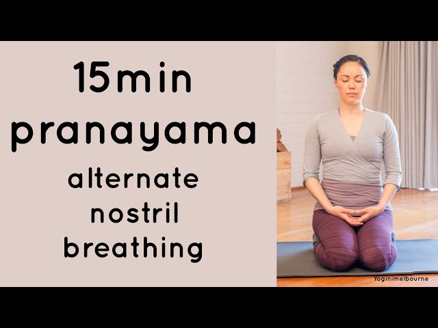 15min pranayama | alternate nostril breathing | nadi shodana pranayama | deep relaxation