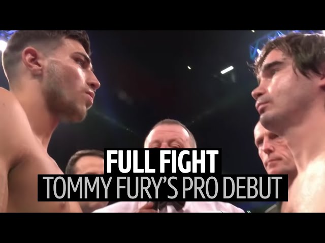 Full Fight: Tommy Fury's professional boxing debut