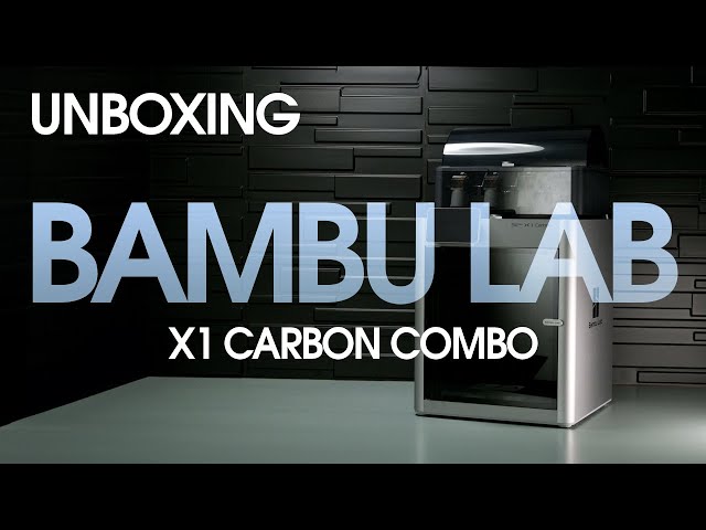 Bambu Lab X1 Carbon Combo | Unboxing | First print