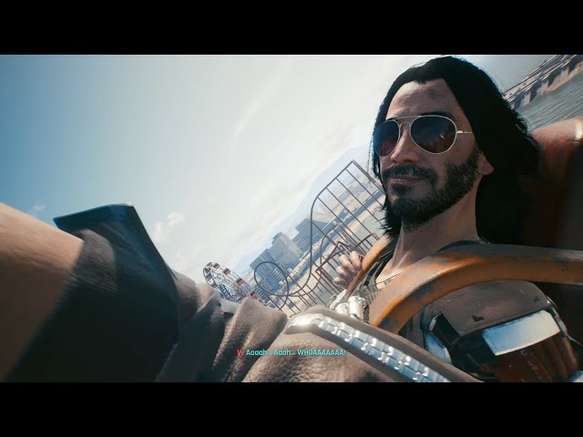 Cyberpunk 2077 - V and Johnny Ride a Rollercoaster - Location + How to do it